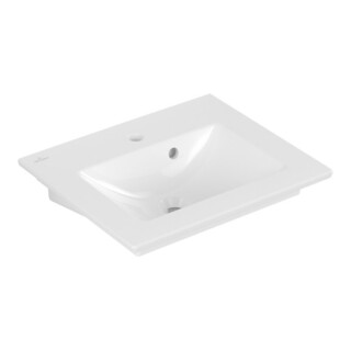 V&B Lavabo VENTICELLO 50x42 cm, avec trou robinet, trop-plein, blanc