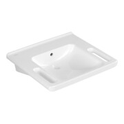 V&B Lavabo Vicare 60x55 cm, sans trou robinet, avec trop-plein, blanc