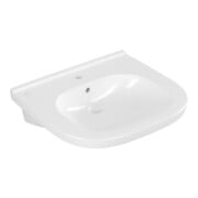 V&B Lavabo VICARE 61x55 cm, avec trou robinet, trop-plein, blanc-4