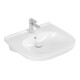 V&B Lavabo VICARE 61x55 cm, avec trou robinet, trop-plein, blanc C-plus-1