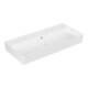 V&B Memento 2.0 Lavabo 100x47 cm, 2x trou robinet, avec trop-plein, blanc alpin-1