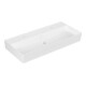 V&B Memento 2.0 Lavabo 100x47 cm, 2x trou robinet, sans trop-plein, blanc alpin-1