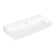 V&B Memento 2.0 Lavabo 100x47 cm, avec trop-plein, blanc alpin C-plus