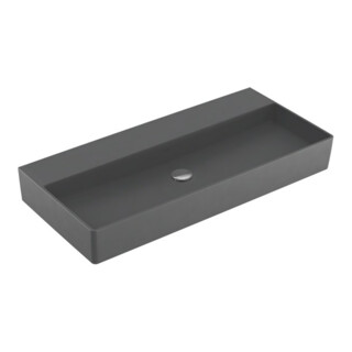V&B Memento 2.0 lavabo 100x47 cm, fermé, sans trop-plein, graph. C-plus
