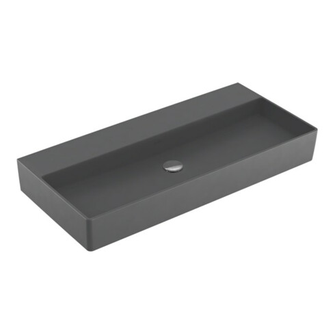 V&B Memento 2.0 lavabo 100x47 cm, fermé, sans trop-plein, graph. C-plus