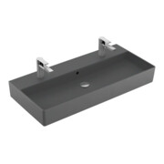 V&B Memento 2.0 Lavabo 100x47 cm, gs, 2x trou robinet, avec trop-plein, graph. C+