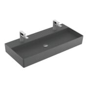 V&B Memento 2.0 Lavabo 100x47 cm, gs, 2xTrous robinet, sans trop-plein, graph. C+-3