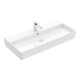 V&B Memento 2.0 Lavabo 100x47 cm, gs, robinet, avec trop-plein, blanc alp C+-4