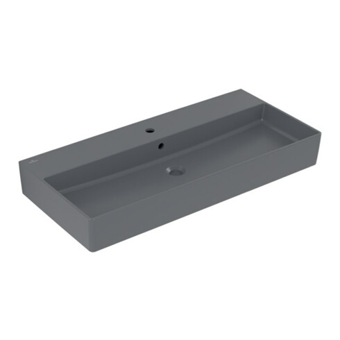 V&B Memento 2.0 Lavabo 100x47 cm, gs, robinet, avec trop-plein, graph. C+
