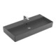 V&B Memento 2.0 lavabo 100x47 cm, robinet, avec trop-plein, graphite C-plus-3