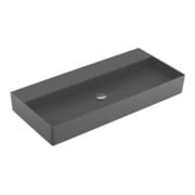 V&B Memento 2.0 Lavabo 100x47 cm, sans trop-plein, graphite C-plus-3