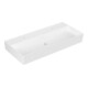 V&B Memento 2.0 Lavabo 100x47cm, 2xTrous robinet, sans trop-plein, blanc mat C+