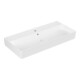 V&B Memento 2.0 Lavabo 100x47cm, robinetterie, avec trop-plein, blanc mat C-plus-3