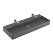 V&B Memento 2.0 Lavabo 120x47 cm, 2 trous robinet, sans trop-plein, graph. C+-3
