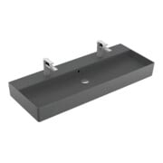 V&B Memento 2.0 Lavabo 120x47 cm, 2xTrous robinet, avec trop-plein, graph. C+-3