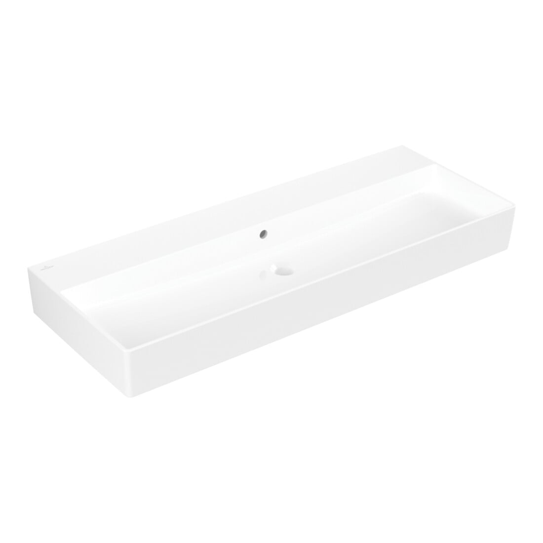 V&B Memento 2.0 Lavabo 120x47 cm, avec trop-plein, blanc alpin
