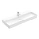 V&B Memento 2.0 Lavabo 120x47 cm, gs, robinet, avec trop-plein, blanc alp C+-3