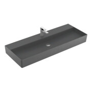 V&B Memento 2.0 Lavabo 120x47 cm, gs, robinet, sans trop-plein, graph. C+