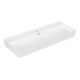V&B Memento 2.0 lavabo 120x47 cm, robinet, avec trop-plein, blanc alpin-1