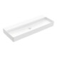V&B Memento 2.0 Lavabo 120x47 cm, sans trop-plein, blanc alpin C-plus-3