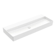 V&B Memento 2.0 Lavabo 120x47 cm, sans trop-plein, blanc alpin C-plus-4