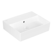 V&B Memento 2.0 Lavabo 50x42 cm, avec trop-plein, blanc pierre C-plus