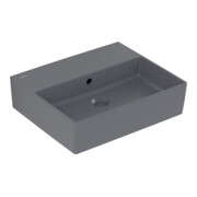 V&B Memento 2.0 Lavabo 50x42 cm, avec trop-plein, graphite C-plus