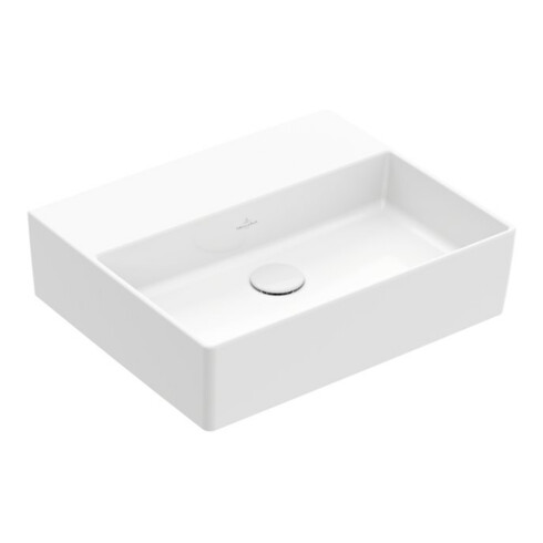 V&B Memento 2.0 lavabo 50x42 cm, fermé, sans trop-plein, blanc alp C-plus