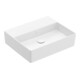V&B Memento 2.0 Lavabo 50x42 cm, fermé, sans trop-plein, blanc brillant C-plus-1