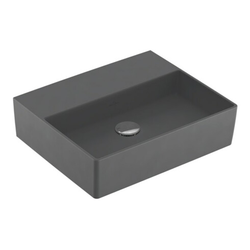 V&B Memento 2.0 Lavabo 50x42 cm, fermé, sans trop-plein, graph. C-plus