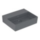 V&B Memento 2.0 lavabo 50x42 cm, sans trop-plein, graphite C-plus-1