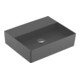 V&B Memento 2.0 lavabo 50x42 cm, sans trop-plein, graphite C-plus-3