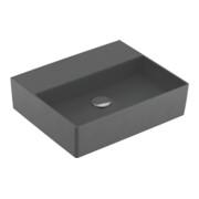 V&B Memento 2.0 lavabo 50x42 cm, sans trop-plein, graphite C-plus-3
