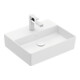 V&B Memento 2.0 Lavabo 50x42cm, robinet, sans trop-plein, blanc mat C-plus-1