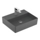 V&B Memento 2.0 Lavabo 50x42cm, robinet, sans trop-plein, graphite C-plus-3