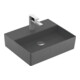 V&B Memento 2.0 Lavabo 50x42cm, robinet, sans trop-plein, graphite C-plus-1