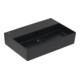 V&B Memento 2.0 Lavabo 60x42 cm, avec trop-plein, pure black C-plus-1