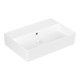 V&B Memento 2.0 Lavabo 60x42 cm, fermé, avec trop-plein, blanc alpin C-plus-1