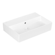 V&B Memento 2.0 Lavabo 60x42 cm, fermé, avec trop-plein, blanc alpin C-plus