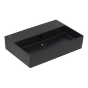 V&B Memento 2.0 Lavabo 60x42 cm, fermé, avec trop-plein, P black C-plus
