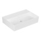 V&B Memento 2.0 Lavabo 60x42 cm, fermé, sans trop-plein, blanc brillant C-plus-3