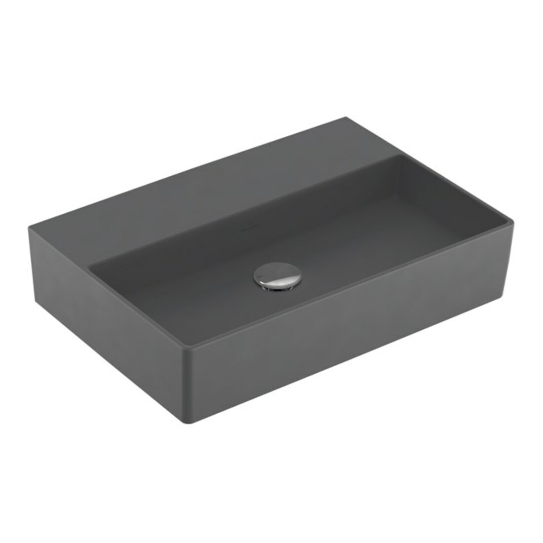 V&B Memento 2.0 lavabo 60x42 cm, fermé, sans trop-plein, graph. C-plus