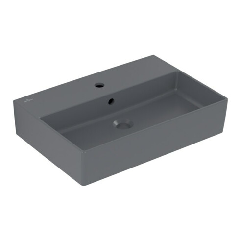 V&B Memento 2.0 Lavabo 60x42 cm, gs, robinet, avec trop-plein, graph. C+