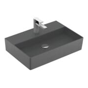 V&B Memento 2.0 Lavabo 60x42 cm, gs, robinet, sans trop-plein, graph. C+