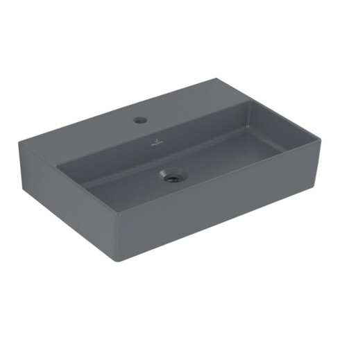 V&B Memento 2.0 Lavabo 60x42 cm, gs, robinet, sans trop-plein, graph. C+