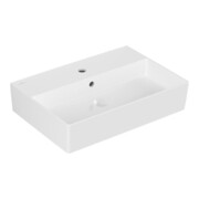 V&B Memento 2.0 Lavabo 60x42 cm, robinet, avec trop-plein, blanc alpin C-plus