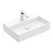 V&B Memento 2.0 Lavabo 60x42 cm, robinet, sans trop-plein, blanc alpin