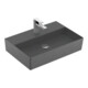 V&B Memento 2.0 Lavabo 60x42 cm, robinet, sans trop-plein, graphite C-plus-3