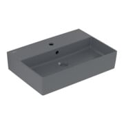 V&B Memento 2.0 lavabo 60x42 cm, robinetterie, avec trop-plein, graphite C-plus-3