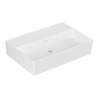 V&B Memento 2.0 Lavabo 60x42 cm, sans trop-plein, blanc alpin